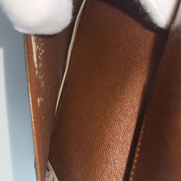 LOUIS VUITTON Long Credit Card Wallet Porte Valeurs Cartes Checkbook Authentic - Picture 7 of 16